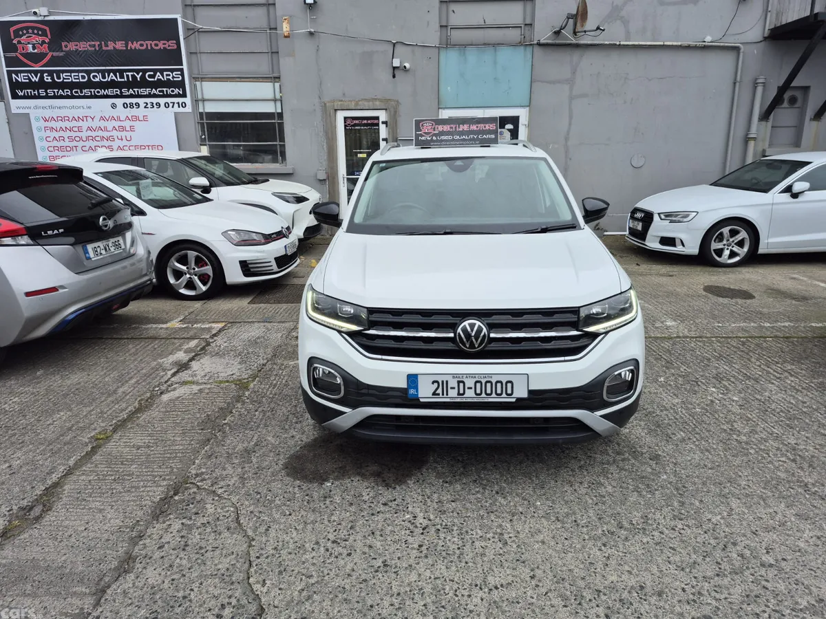 Volkswagen T-Cross SUV, Petrol, 2021, White