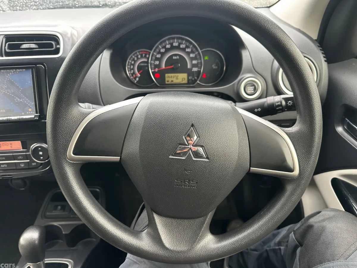 Mitsubishi Mirage Hatchback, Petrol, 2017, Silver