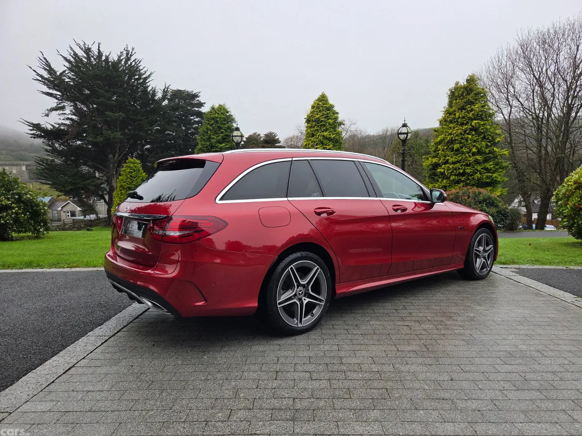 Mercedes-Benz C-Class Estate, Diesel Plug-in Hybrid, 2020, Red