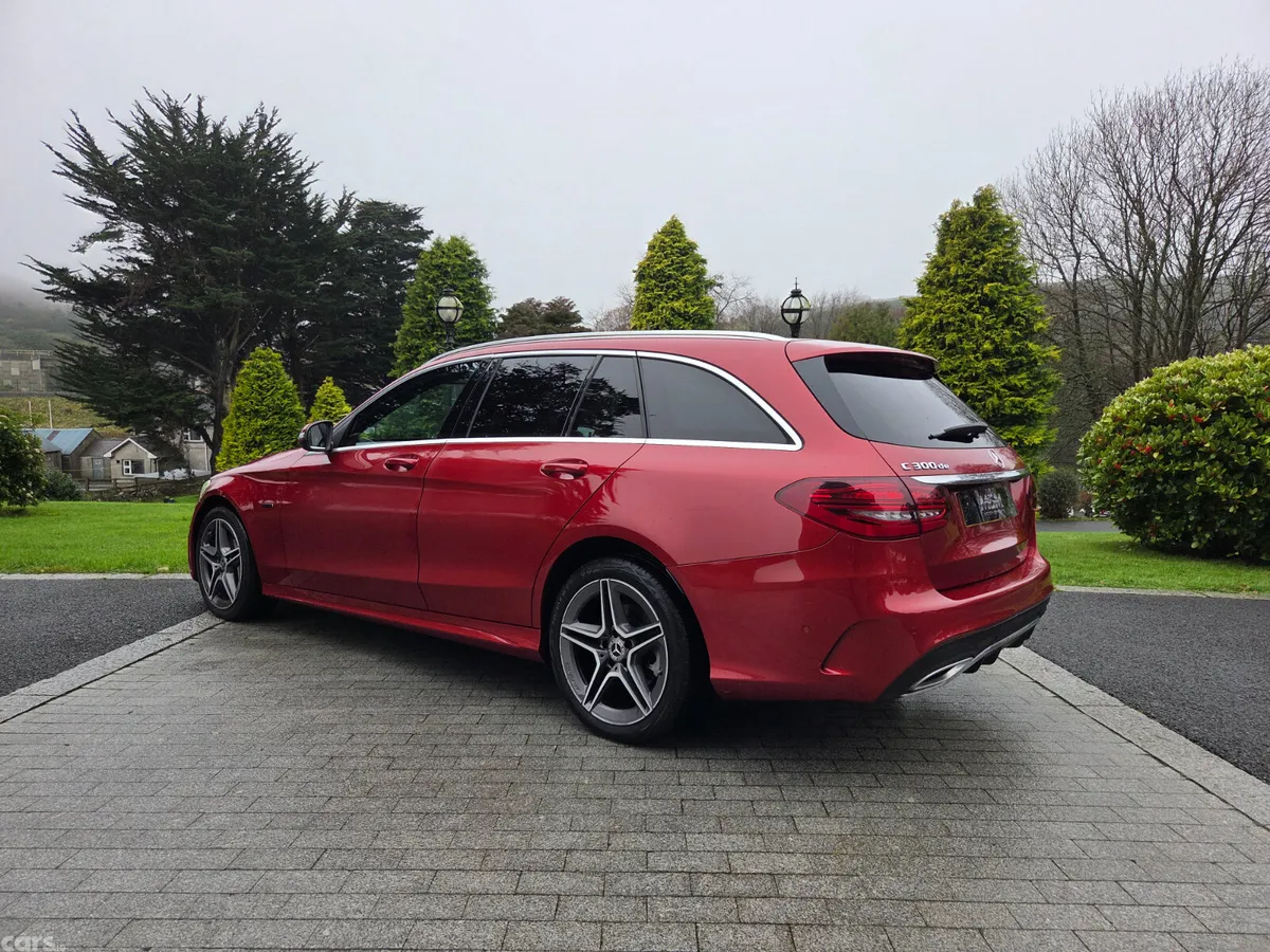 Mercedes-Benz C-Class Estate, Diesel Plug-in Hybrid, 2020, Red