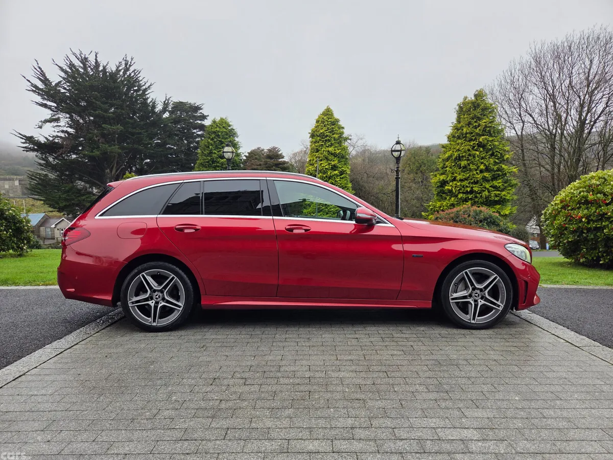Mercedes-Benz C-Class Estate, Diesel Plug-in Hybrid, 2020, Red