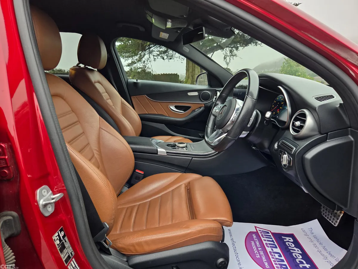 Mercedes-Benz C-Class Estate, Diesel Plug-in Hybrid, 2020, Red