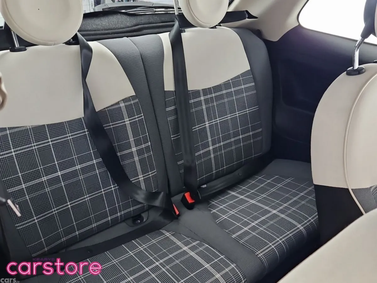 Fiat 500 Hatchback, Petrol, 2020, Red