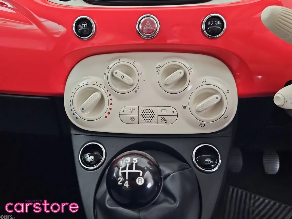 Fiat 500 Hatchback, Petrol, 2020, Red