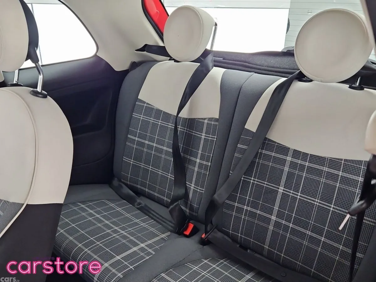 Fiat 500 Hatchback, Petrol, 2020, Red
