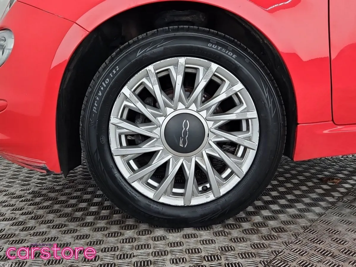 Fiat 500 Hatchback, Petrol, 2020, Red