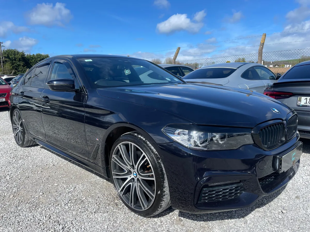 BMW 5-Series Saloon, Petrol Plug-in Hybrid, 2019, Black