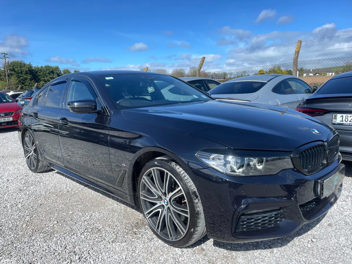 BMW 5-Series Saloon, Petrol Plug-in Hybrid, 2019, Black