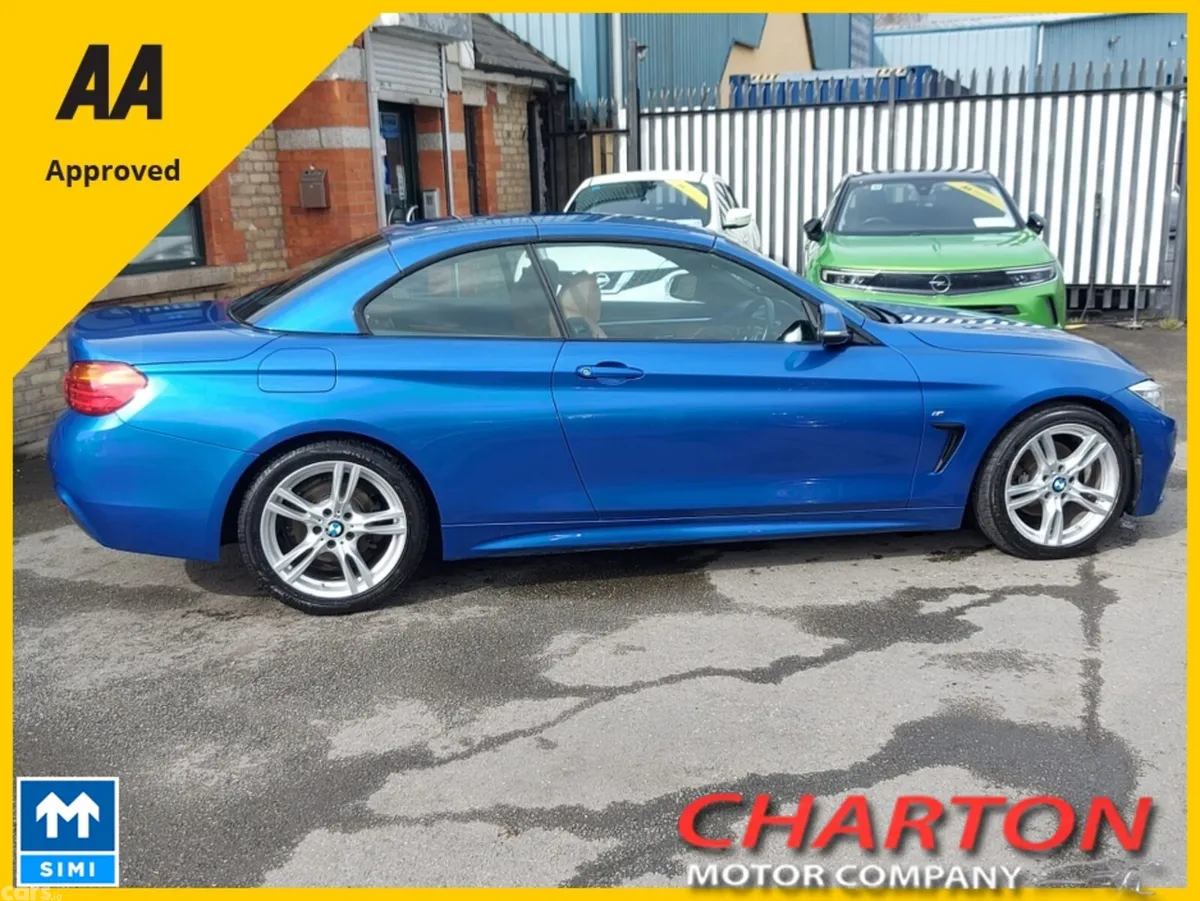 BMW 4-Series Convertible, Diesel, 2016, Blue