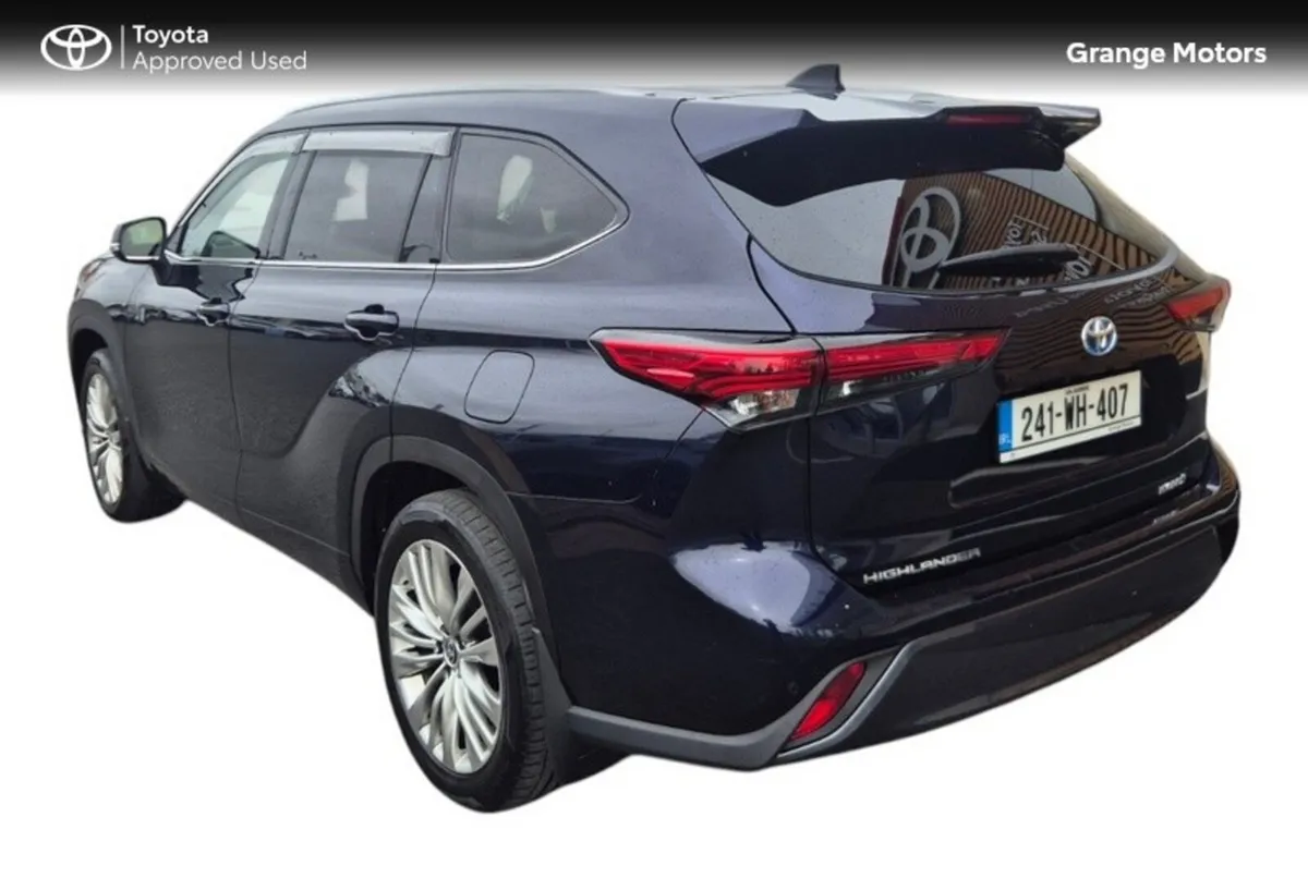 Toyota Highlander Estate, Petrol Hybrid, 2024, Blue