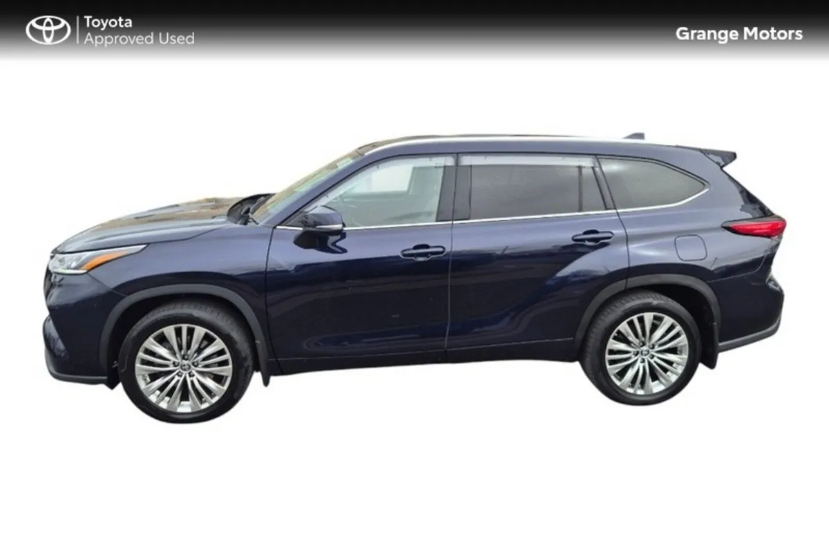 Toyota Highlander Estate, Petrol Hybrid, 2024, Blue
