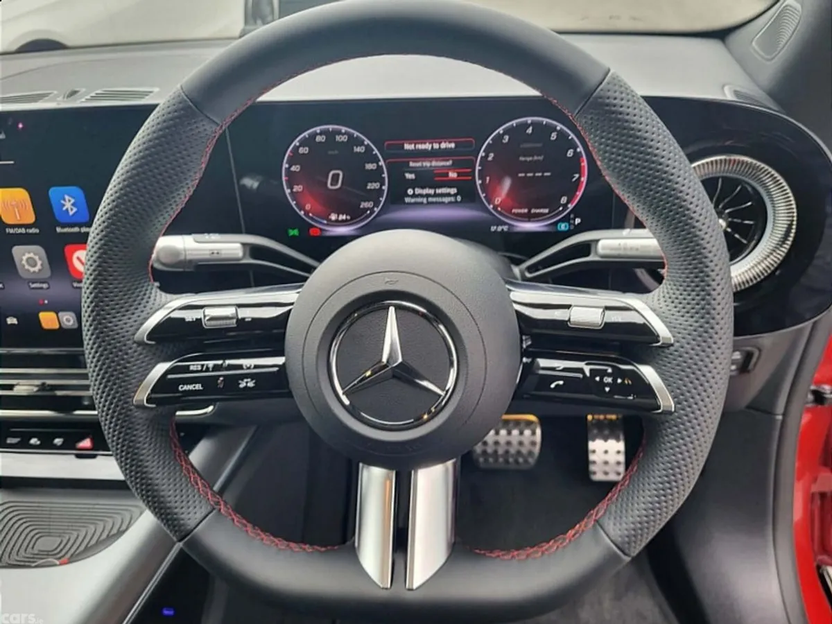 Mercedes-Benz CLA Saloon, Petrol Hybrid, 2027, Red