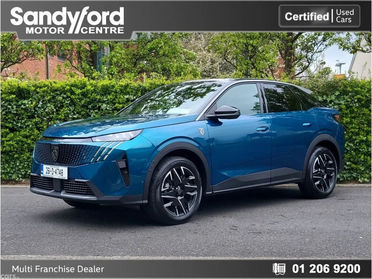 Peugeot 3008 SUV, Petrol Hybrid, 2026, Blue