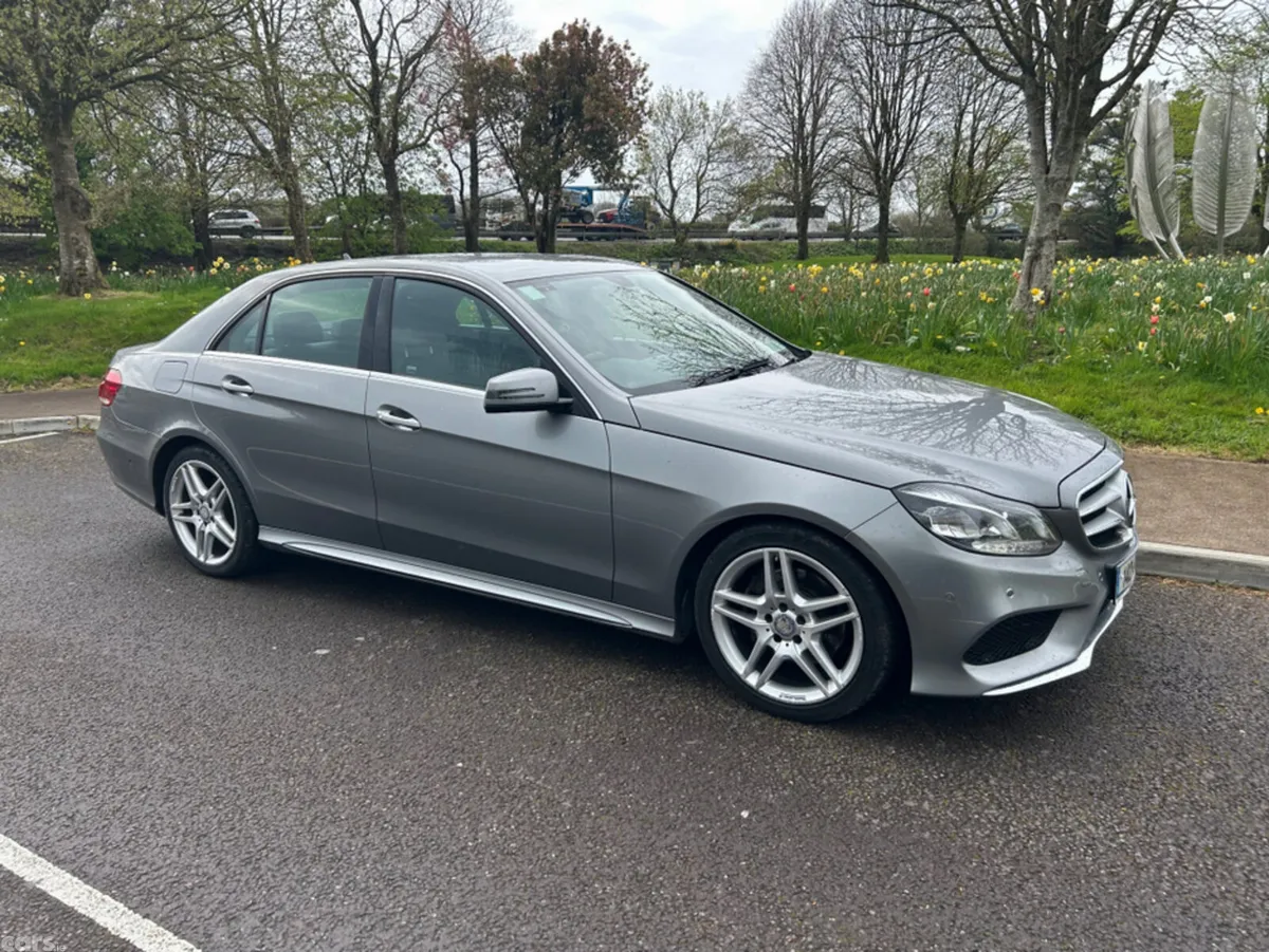 Mercedes-Benz E-Class Saloon, Diesel Hybrid, 2014, Silver
