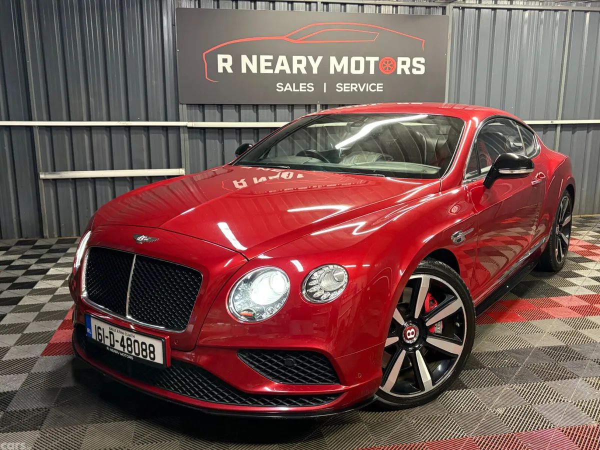 Bentley Continental Coupe, Petrol, 2016, Red