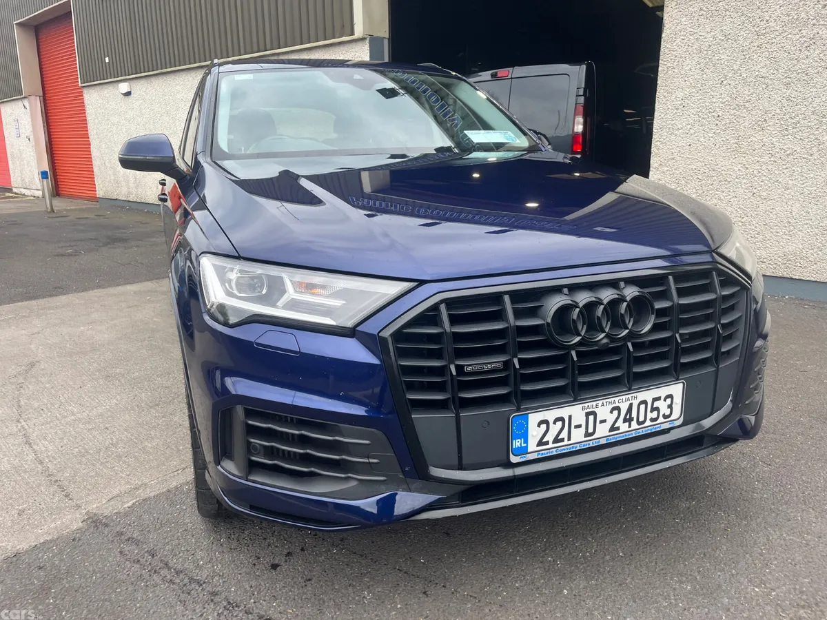 Audi Q7 SUV, Petrol Plug-in Hybrid, 2022, Blue