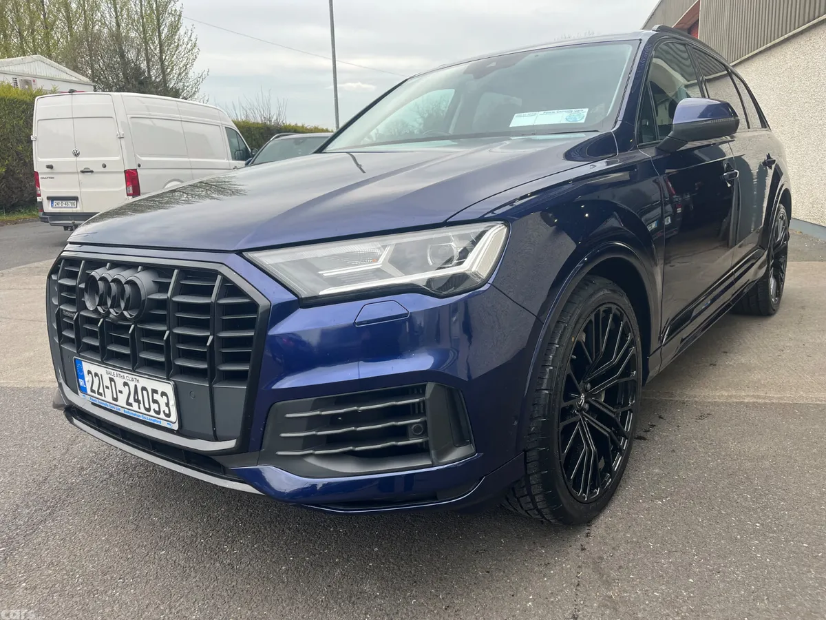 Audi Q7 SUV, Petrol Plug-in Hybrid, 2022, Blue