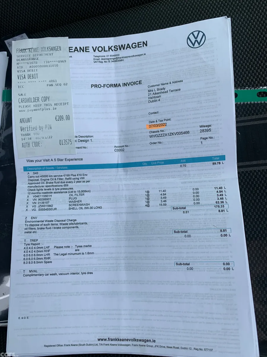 Volkswagen T-Roc SUV, Petrol, 2019, Blue