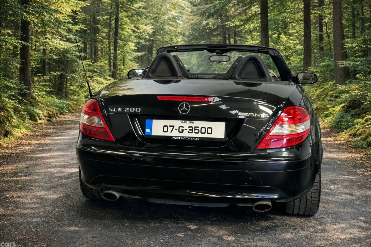 Mercedes-Benz SLK Convertible, Petrol, 2007, Black