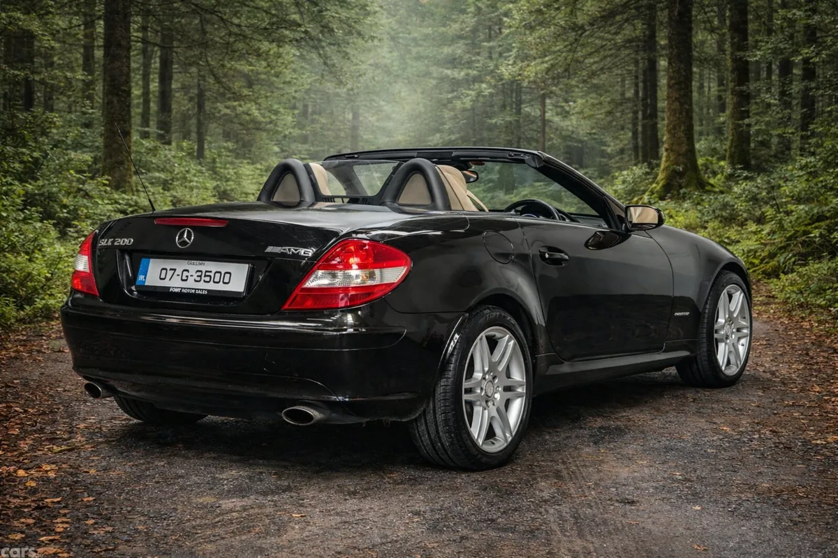 Mercedes-Benz SLK Convertible, Petrol, 2007, Black