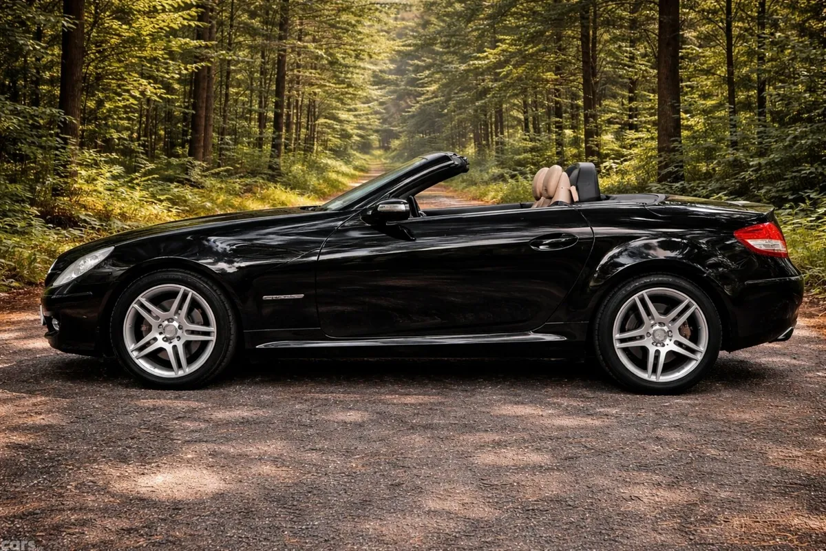 Mercedes-Benz SLK Convertible, Petrol, 2007, Black