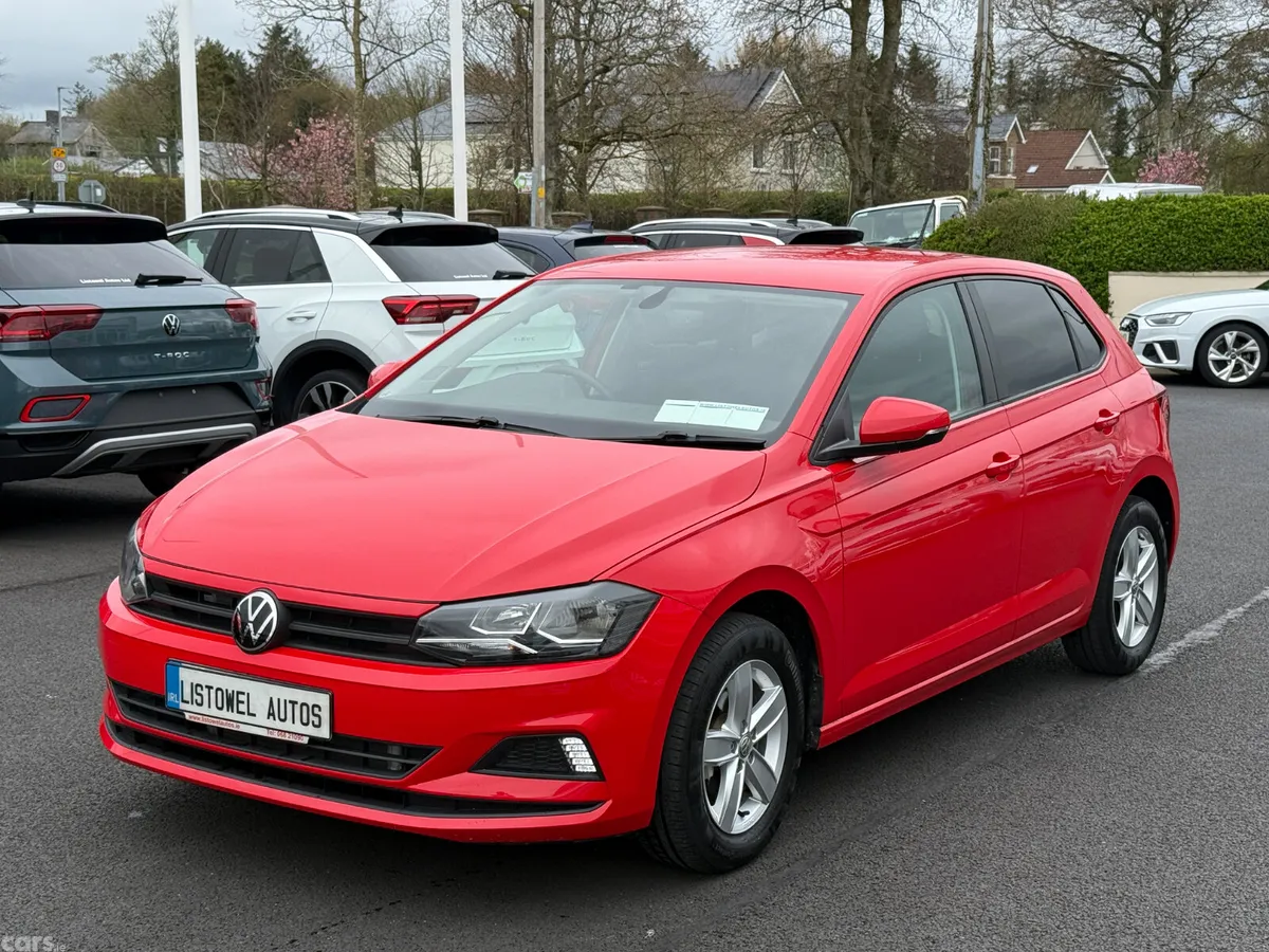 Volkswagen Polo Hatchback, Petrol, 2021, Red