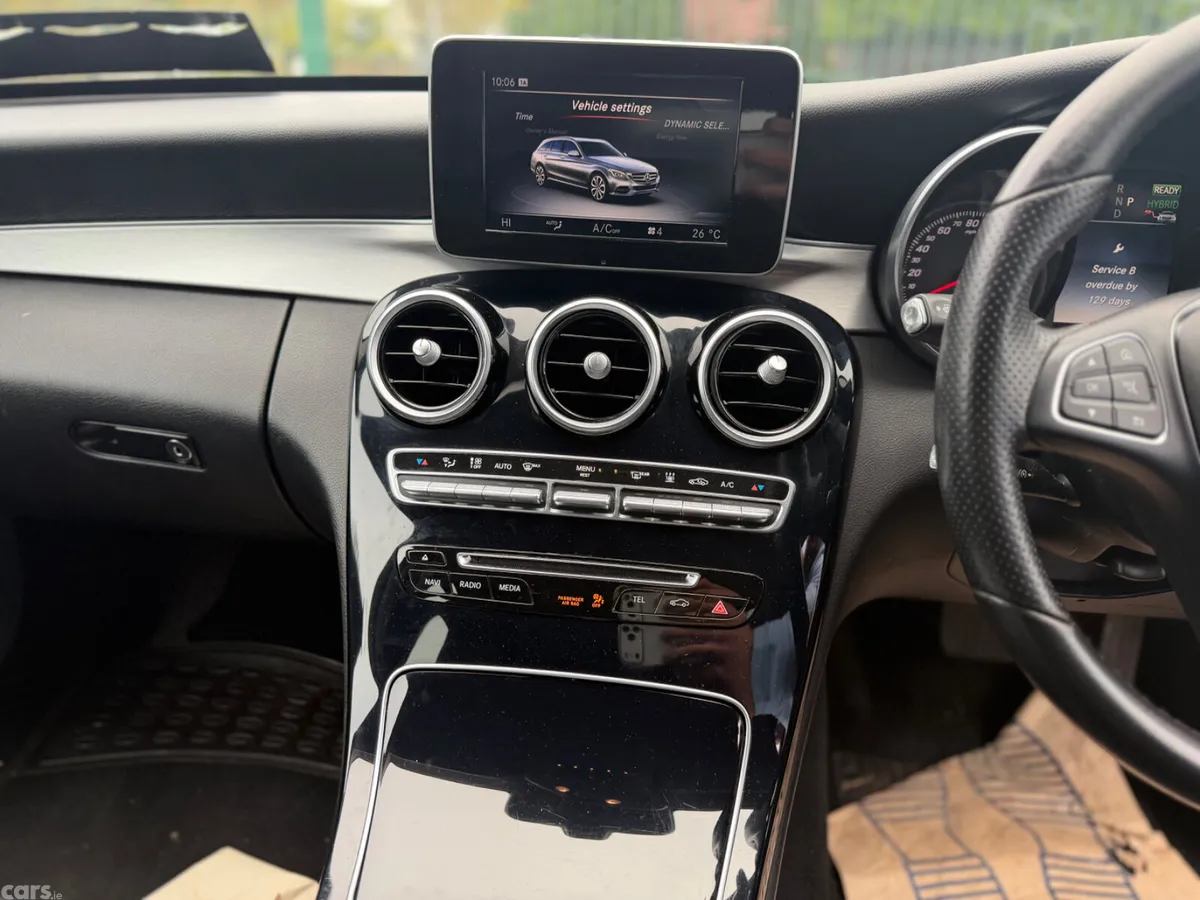 Mercedes-Benz C-Class Estate, Petrol Plug-in Hybrid, 2017, Silver