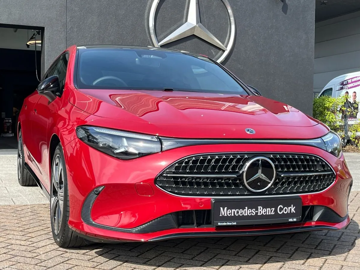 Mercedes-Benz CLA Saloon, Petrol Hybrid, 2026, Red