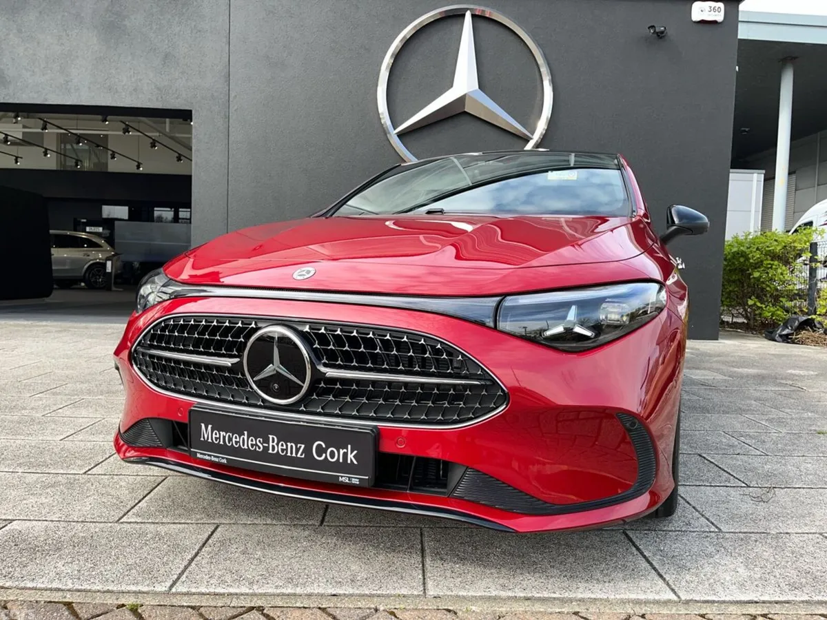 Mercedes-Benz CLA Saloon, Petrol Hybrid, 2026, Red