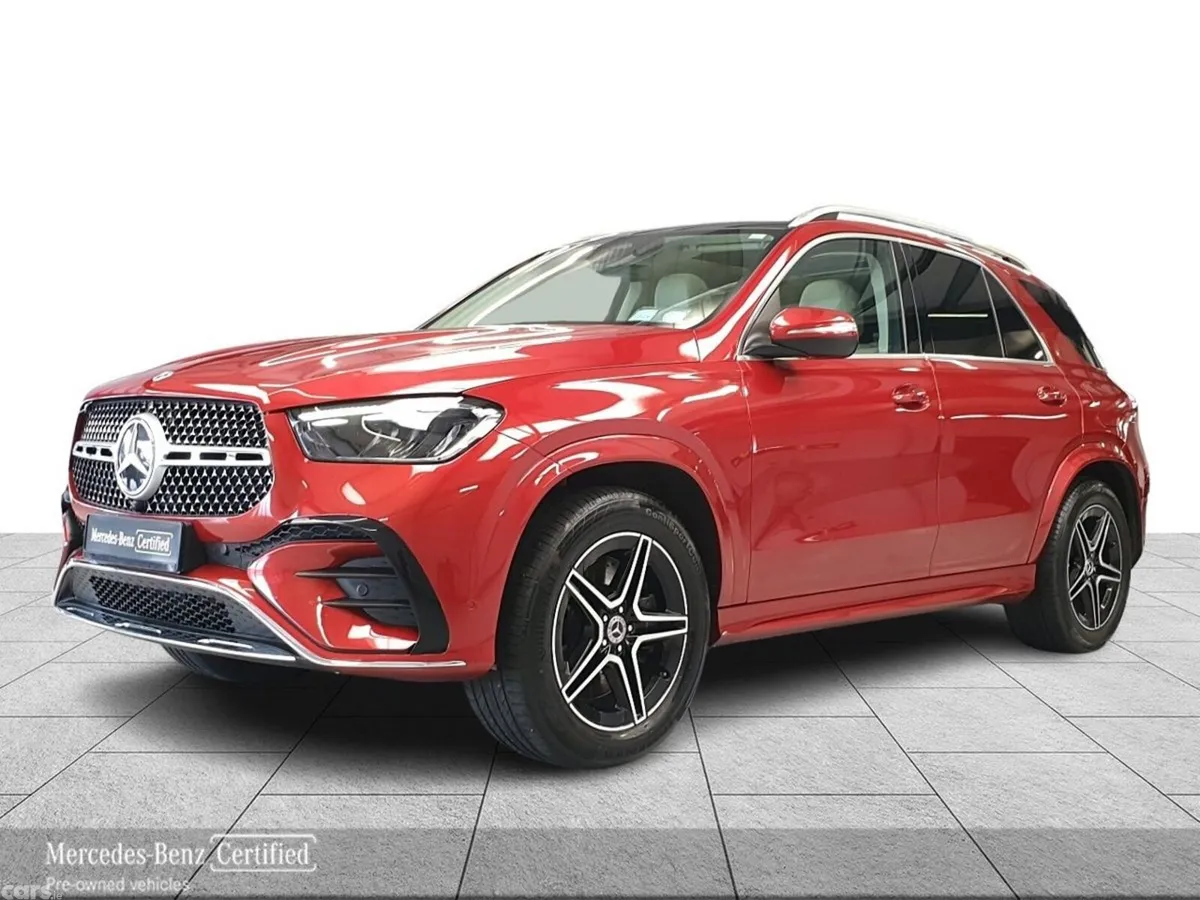 Mercedes-Benz GLE SUV, Diesel Plug-in Hybrid, 2024, Red