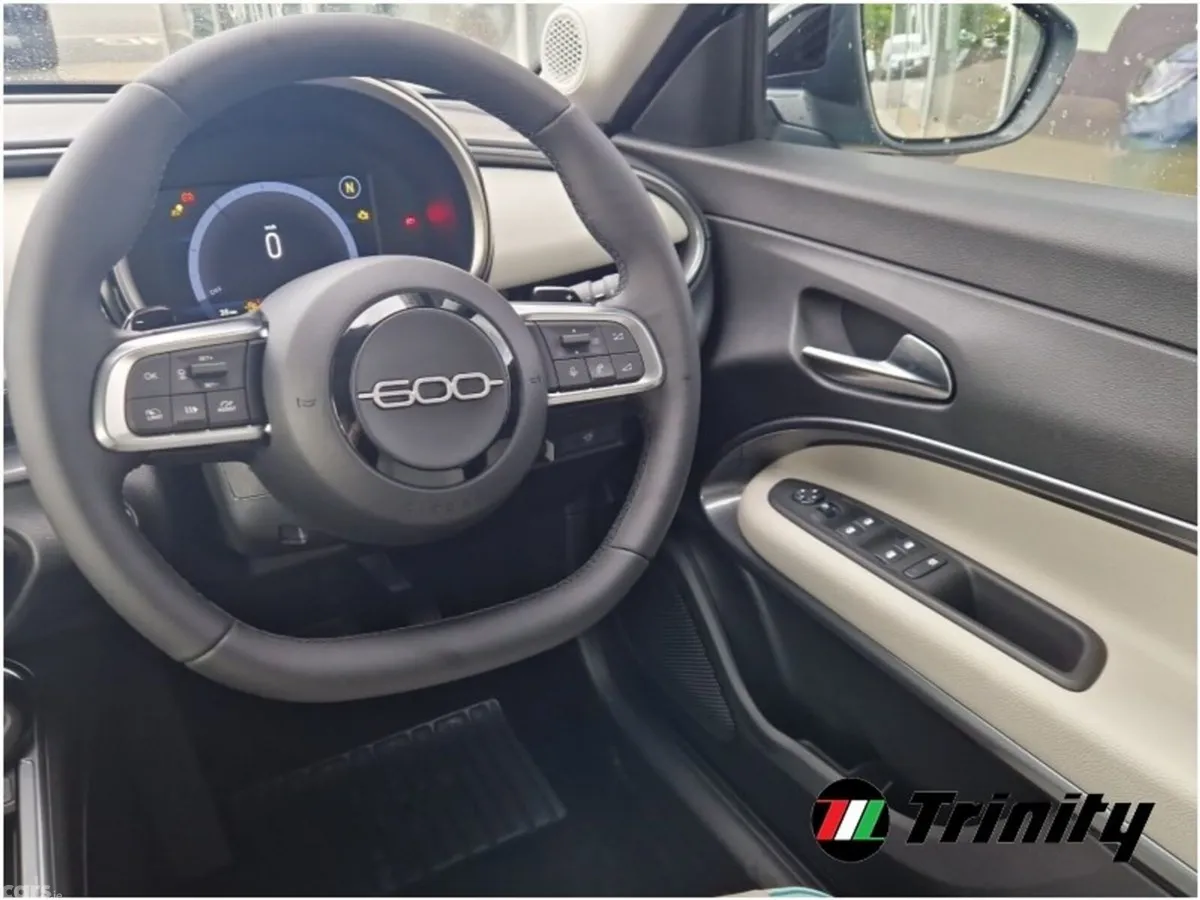 Fiat 600 Hatchback, Petrol Hybrid, 2026, Green