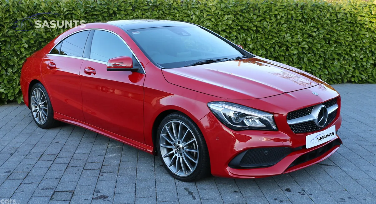Mercedes-Benz CLA Saloon, Petrol, 2018, Red