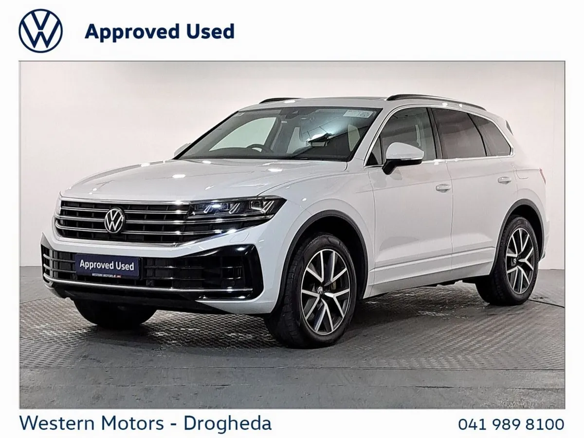 Volkswagen Touareg SUV, Petrol Plug-in Hybrid, 2024, White