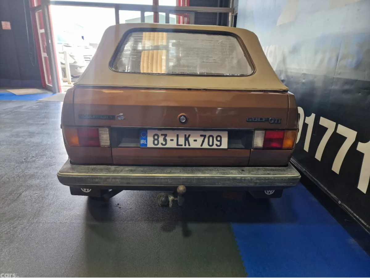 Volkswagen Golf Convertible, Petrol, 1983, Gold