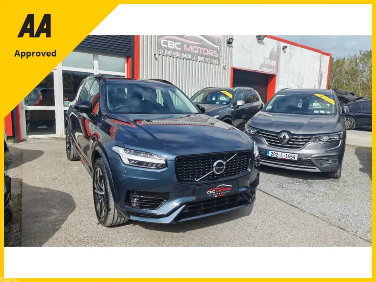 Volvo XC90 SUV, Petrol Plug-in Hybrid, 2023, Blue