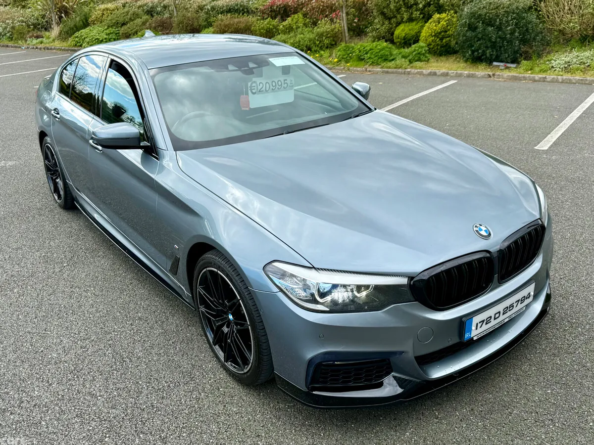 BMW 5-Series Saloon, Petrol Plug-in Hybrid, 2017, Blue