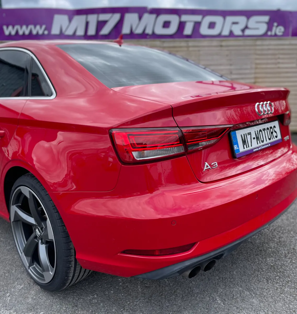 Audi A3 Saloon, Petrol, 2019, Red