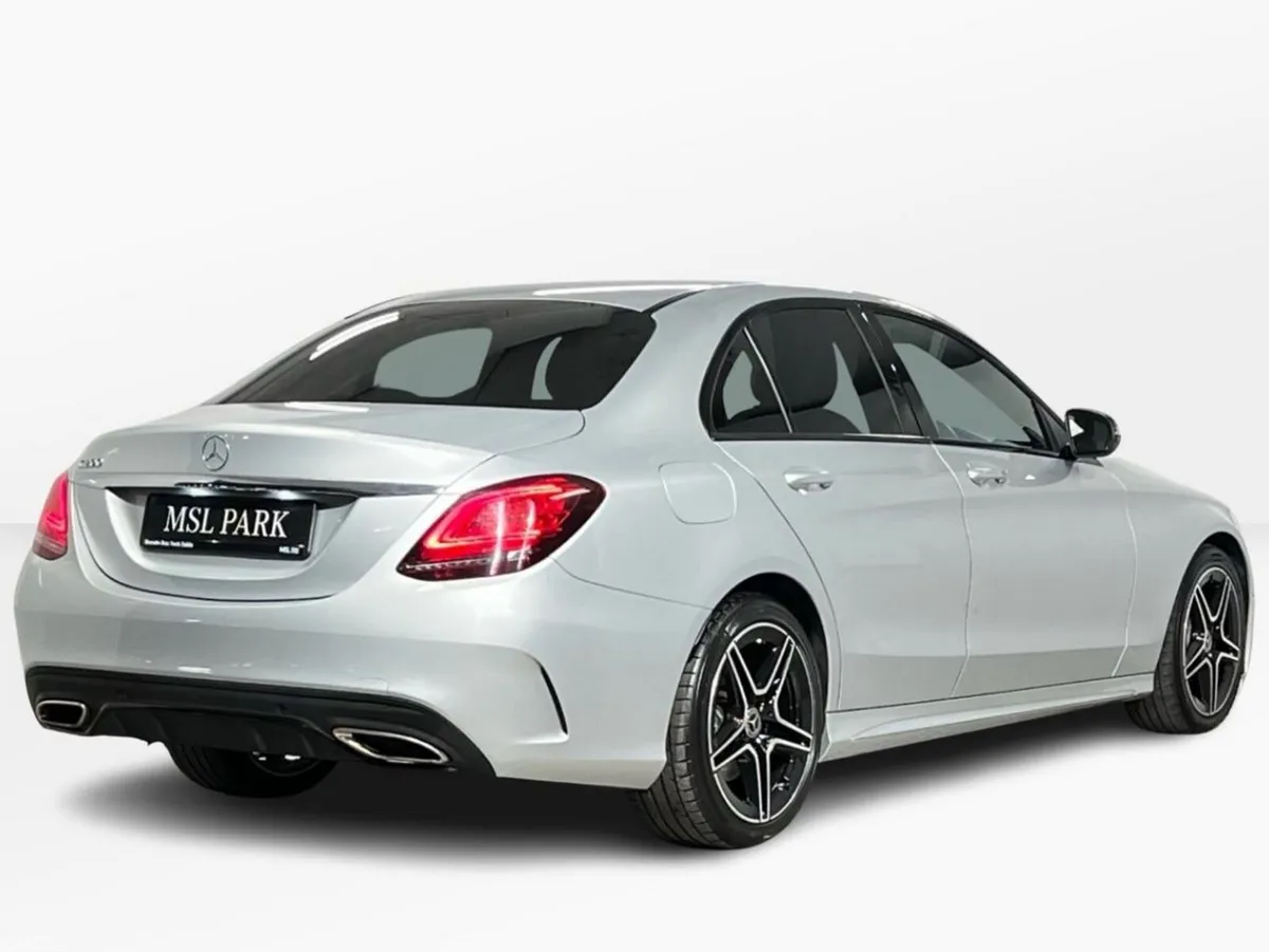 Mercedes-Benz C-Class Saloon, Petrol Hybrid, 2019, Silver