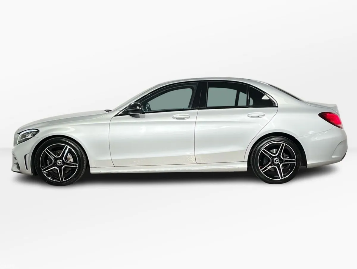Mercedes-Benz C-Class Saloon, Petrol Hybrid, 2019, Silver