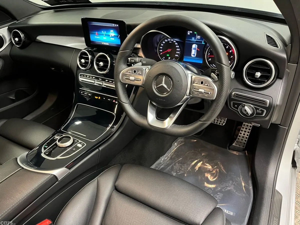 Mercedes-Benz C-Class Saloon, Petrol Hybrid, 2019, Silver