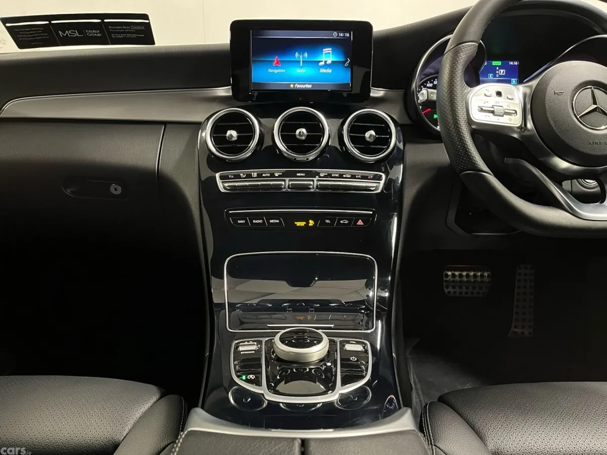 Mercedes-Benz C-Class Saloon, Petrol Hybrid, 2019, Silver