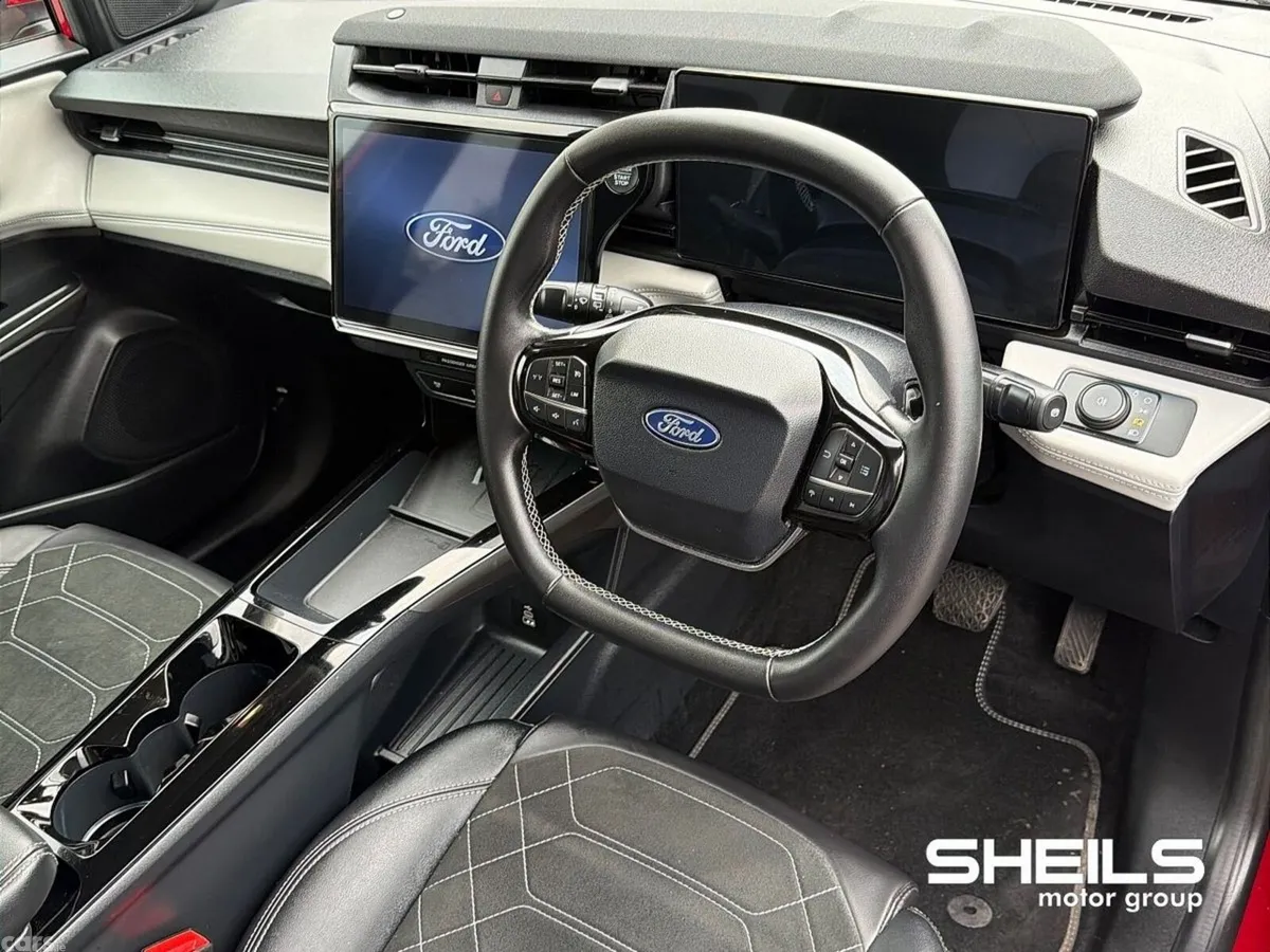 Ford Puma SUV, Electric, 2025, Red