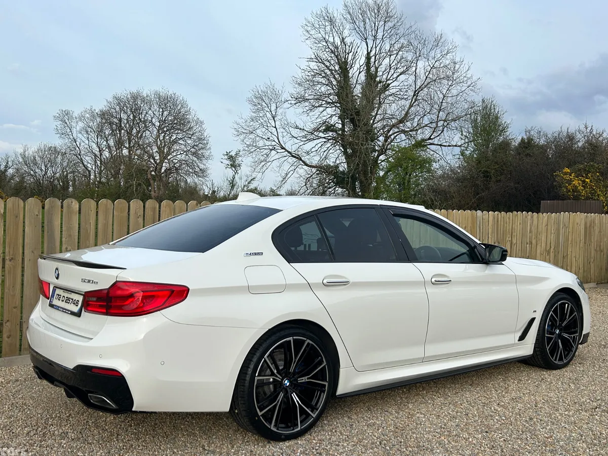 BMW 5-Series Saloon, Petrol Plug-in Hybrid, 2017, White
