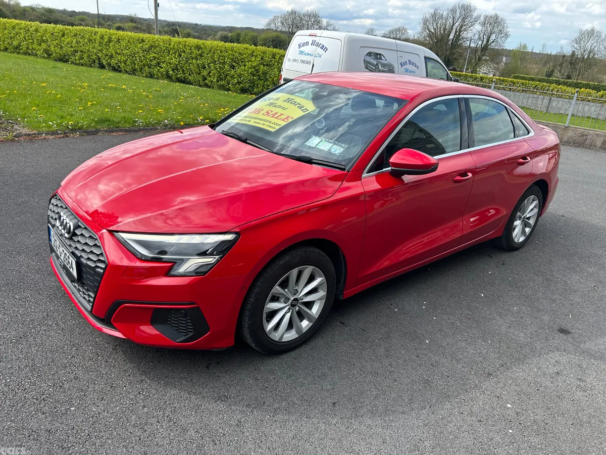 Audi A3 Saloon, Petrol, 2021, Red