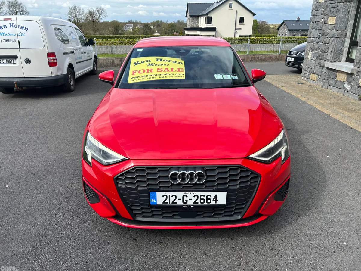 Audi A3 Saloon, Petrol, 2021, Red