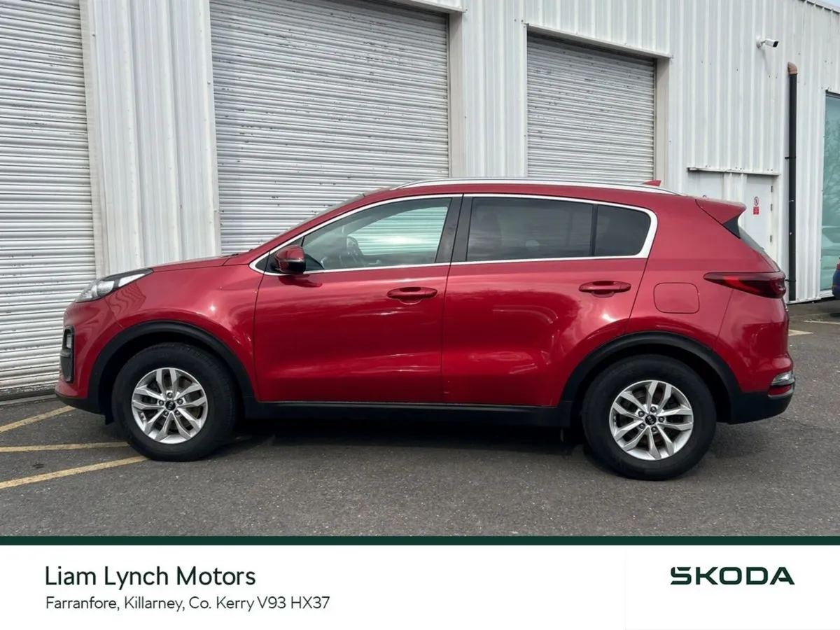 Kia Sportage SUV, Diesel Hybrid, 2020, Red