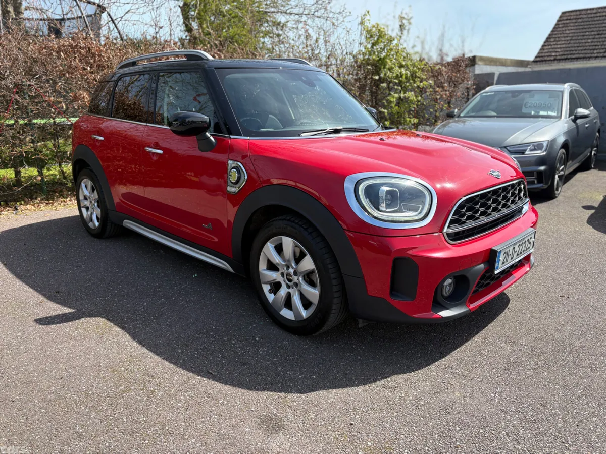 Mini Cooper Hatchback, Petrol Plug-in Hybrid, 2021, Red