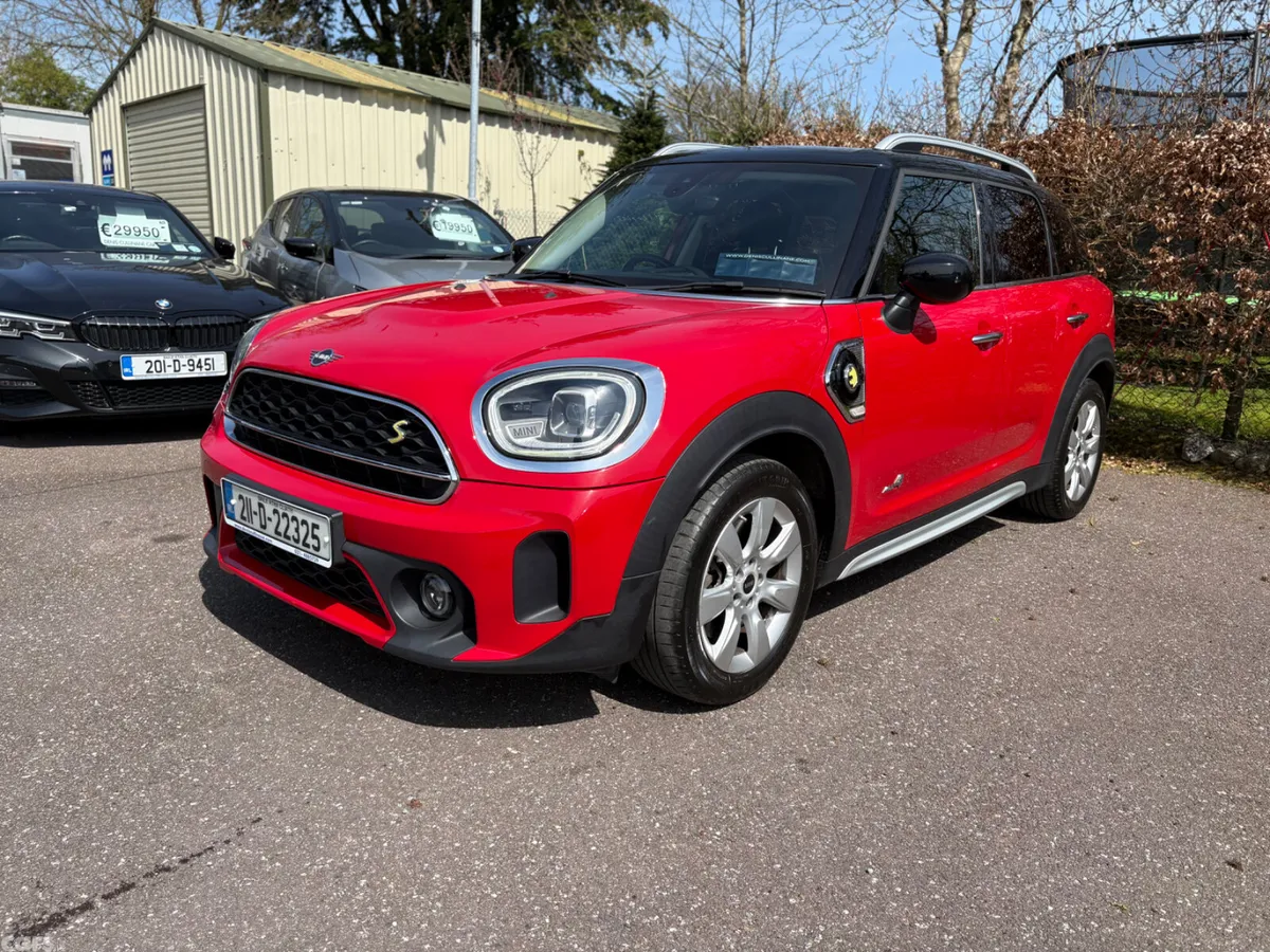 Mini Cooper Hatchback, Petrol Plug-in Hybrid, 2021, Red