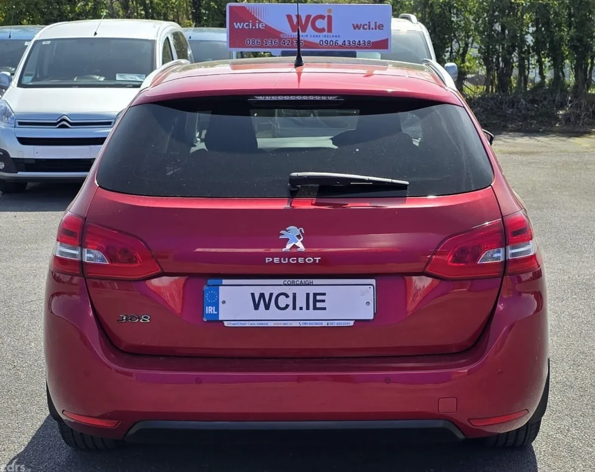 Peugeot 308 Estate, Diesel, 2018, Red