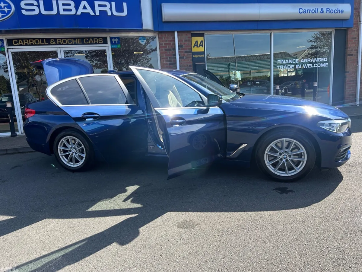 BMW 5-Series Saloon, Diesel, 2018, Blue